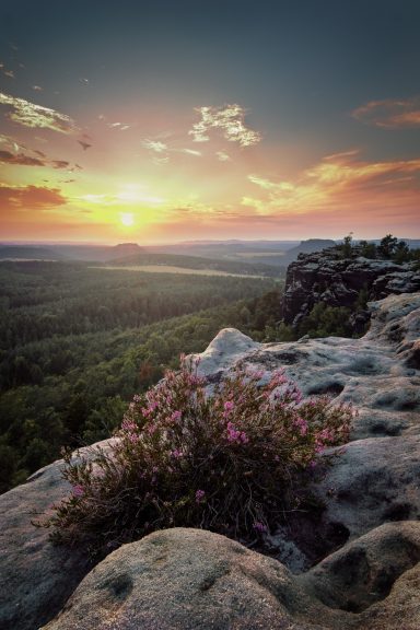 Gohrisch Sonnenuntergang