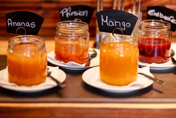 hausgemachte Marmeladen