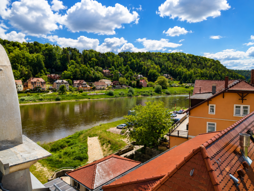 Blick auf die Elbe